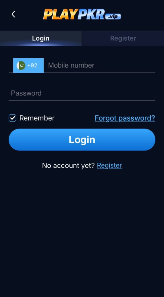 PLAYPKR Login