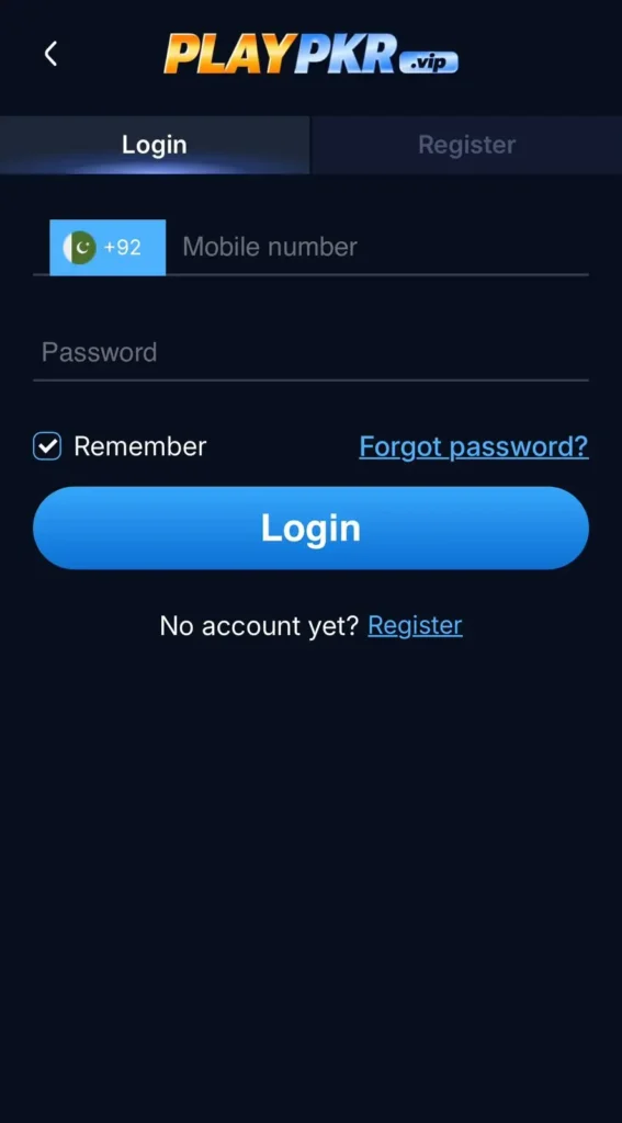 PlayPkr Login